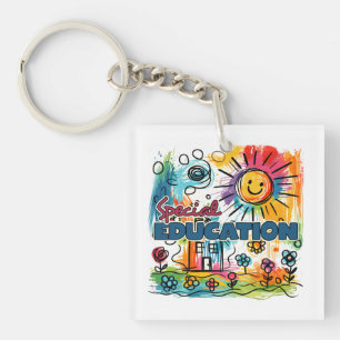 Teacher Gift Special Education Keychain