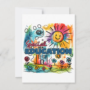 Teacher Gift Special Education Thank You Card