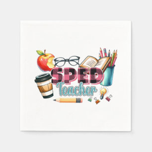Teacher Gift Sped Teacher Napkin