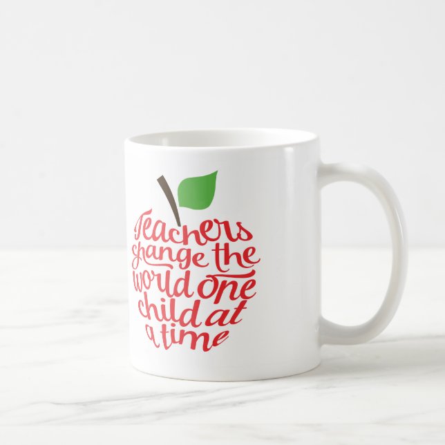 teacher gift, teach mug, personalized mug, teacher coffee mug (Right)