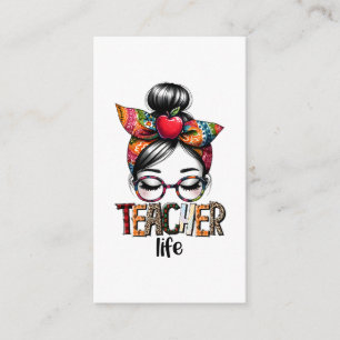 Teacher Gift Teacher Life Enclosure Card