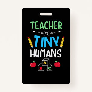 Teacher Gift Teacher Tiny Humans Badge