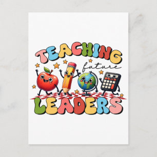 Teacher Gift Teaching Future Leaders Announcement Postcard