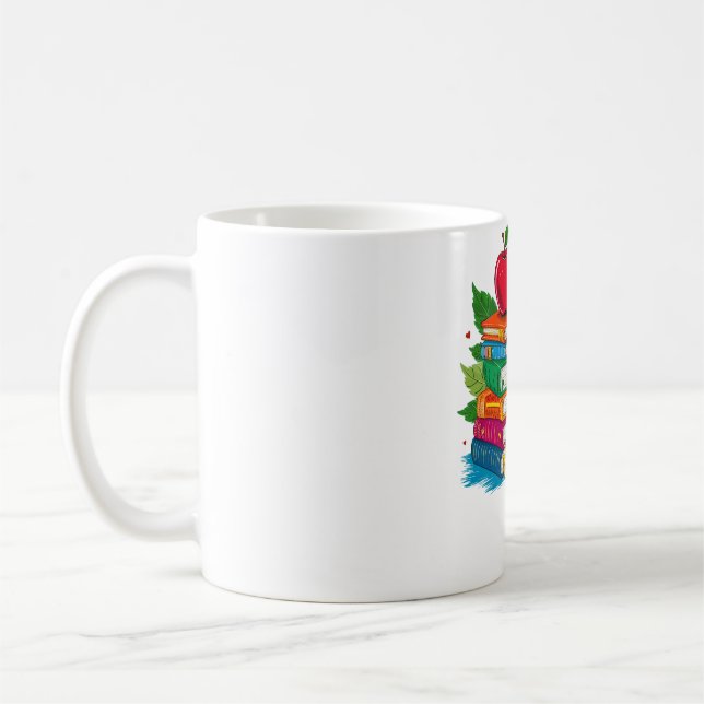 Teacher Gift | Teaching Is A Work Of Heart Coffee Mug (Left)