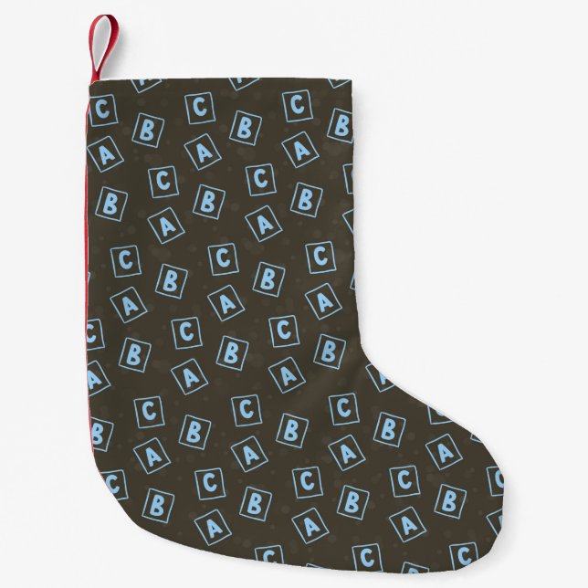 Teacher Gift | Teaching Is The One Profession Small Christmas Stocking (Front)