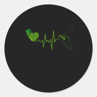 Teacher Gift |The Teacher Writes Chalk Classic Round Sticker