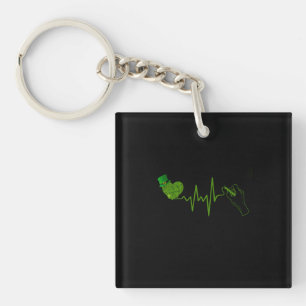 Teacher Gift  The Teacher Writes Chalk Keychain