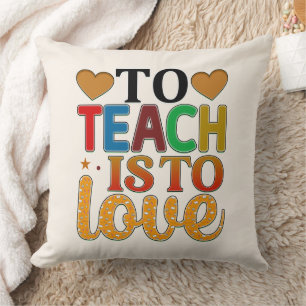 Teacher Gift Throw Pillow