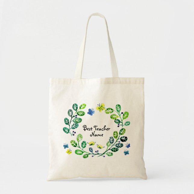 Teacher Gift under $15 Personalized Bags (Front)