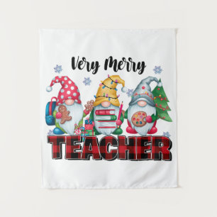 Teacher Gift   Very Merry Teacher Tapestry