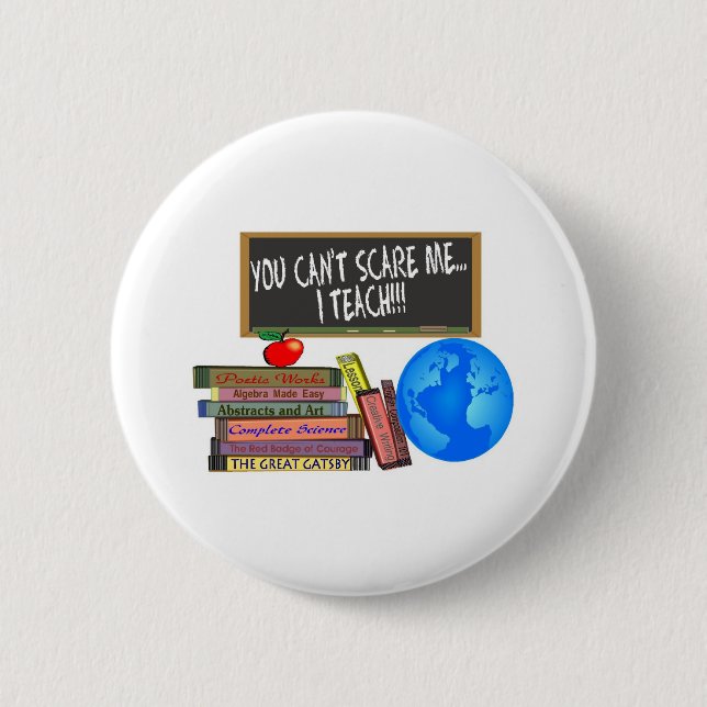 Teacher Gifts 2 Inch Round Button (Front)