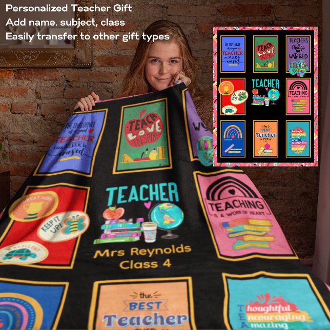 Teacher Gifts Quotes Funny Appreciation Retirement Sherpa Blanket (Creator Uploaded)