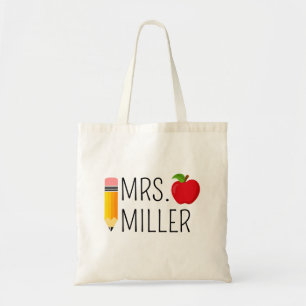 Teacher Gifts, Teacher Tote Bag, Personalized Teac Bag