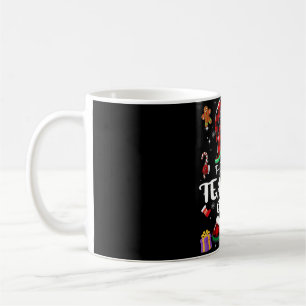 Teacher Gnome Buffalo Plaid Red Matching Family Ch Coffee Mug