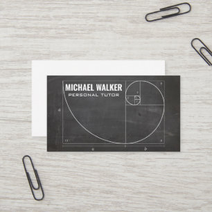 Teacher   Golden Ratio Business Card