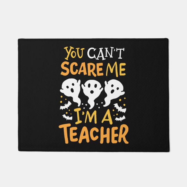 Teacher Halloween  Doormat (Front)