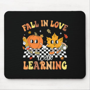 Teacher Halloween Fall In Love With Learning Thank Mouse Pad