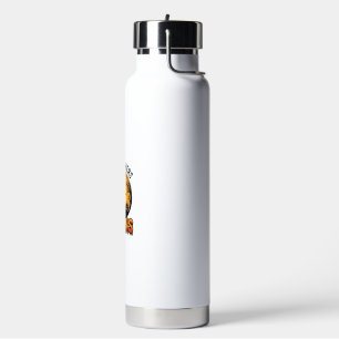 Teacher Halloween Love Brains Vintage Design_1 Water Bottle