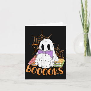 Teacher Halloween Shirt Ghost Teacher Book Library Card
