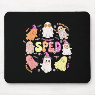 Teacher Halloween Spooky Special Education Team Mouse Pad