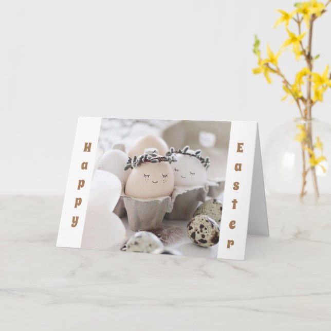 ***TEACHER*** HAPPY EASTER CARD (Yellow Flower)