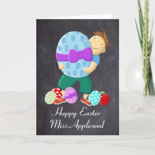 Teacher Happy Easter Card