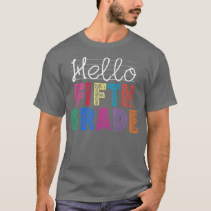 Teacher Hello Fifth Grade T-Shirt