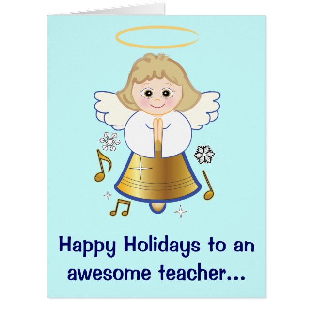 Teacher Holiday Angel from Class Large (Front)