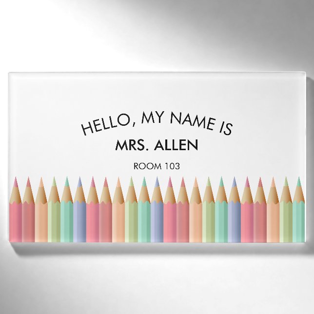 Teacher ID Badge (Front)