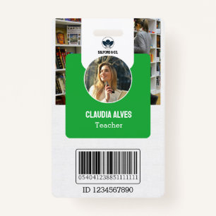 Teacher ID Card   Green Collage School ID Card Badge