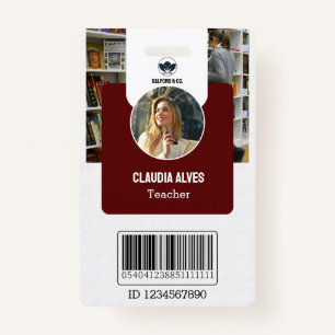 Teacher ID Card   Navy Collage School ID Card Badge