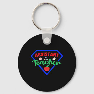 Teacher Istant Superhero Appreciation Back To Scho Keychain