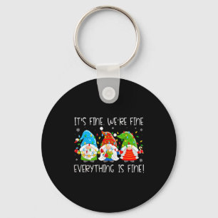 Teacher It's Fine We're Fine Everything Is Fine Gn Keychain