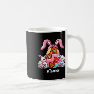 Teacher Job Tools Easter Bunnies Hunting Eggs Team Coffee Mug