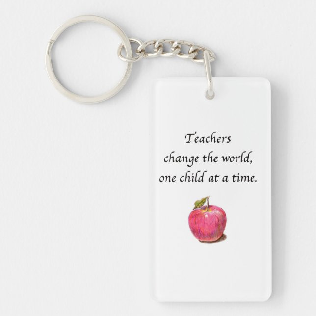 Teacher Keychain (Front)
