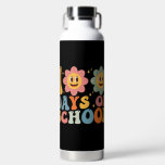 Teacher Kids Retro Groovy 100 Days 0f School  Water Bottle<br><div class="desc">Teacher Kids Retro Groovy 100 Days Happy 100th Day Of School</div>