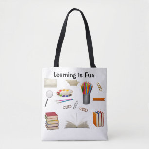 Teacher Learning is fun Tote Bag