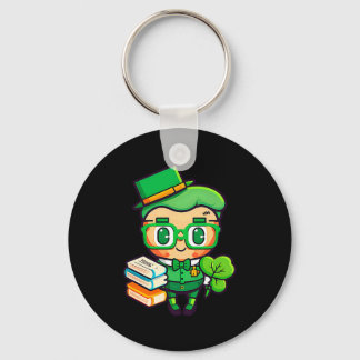 Teacher Leprechaun St Patricks Day Teacher T Shirt Keychain