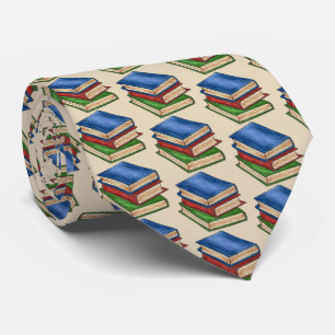 Teacher Librarian Reading Library Book School Tie