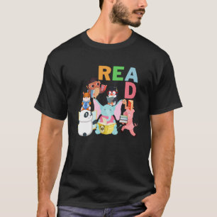 Teacher Library Read Book Club Piggie Elephant Pig T-Shirt