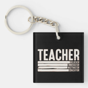 Teacher Life Back to School Keychain
