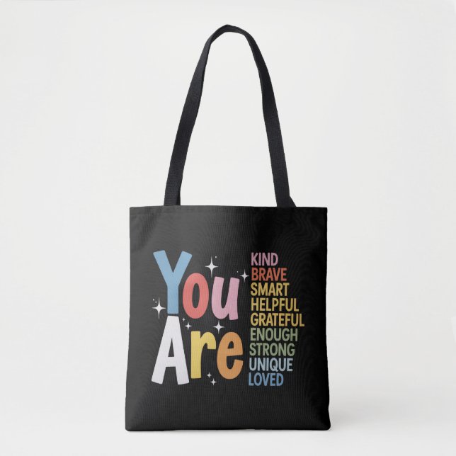 Teacher Life Be Kind Teaching School Students Tote Bag (Front)