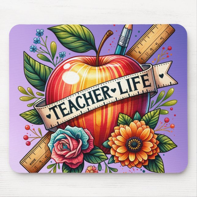 Teacher Life Mousepad (Front)