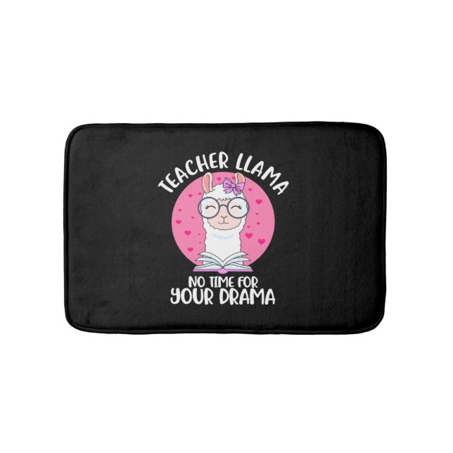 Teacher Llama Bath Mat (Front)
