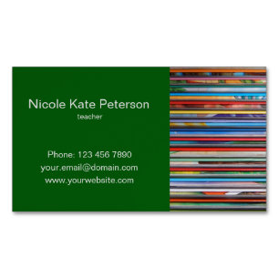 teacher magnetic business card