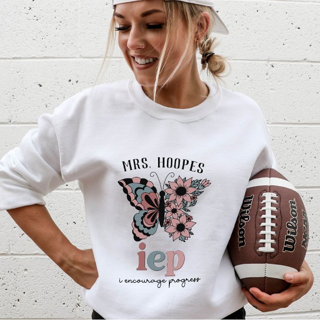 Teacher Matching Gifts Back Print Custom Boho Sweatshirt (Creator Uploaded)