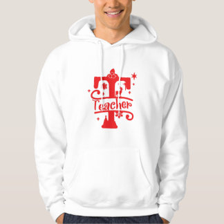 Teacher Merry Christmas Xmas Alphabet Santa’s Favo Hoodie