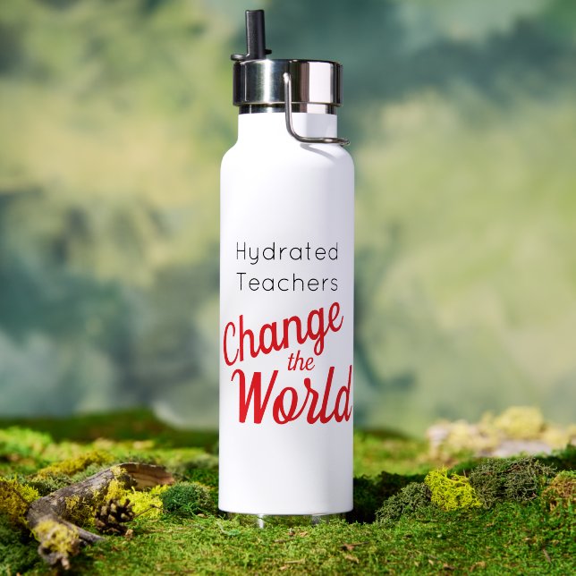 Teacher Motivation Quote Inspiration Water Bottle (Outdoor (Rotated))