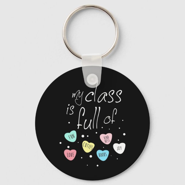 Teacher My Class Is Full Of Fun Keychain (Front)