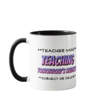 Teacher Name Mug Cartoon Style | Teaching Leaders